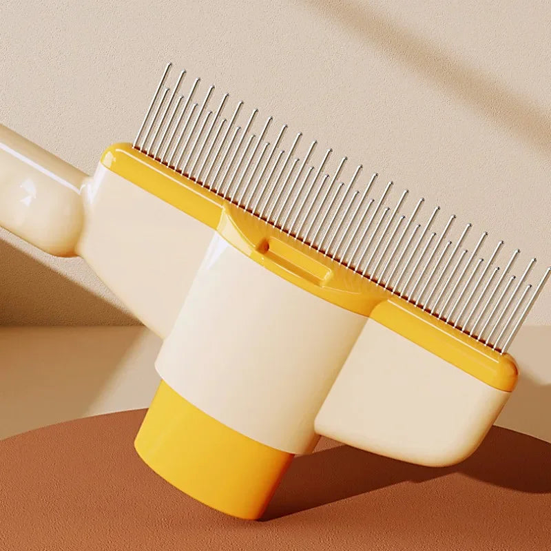 Pente para cães, removedor de pelos de animais de estimação, escova autolimpante para cães, escova de massagem para gatos, pentes para escovas de higiene de cães, produtos para animais de estimação