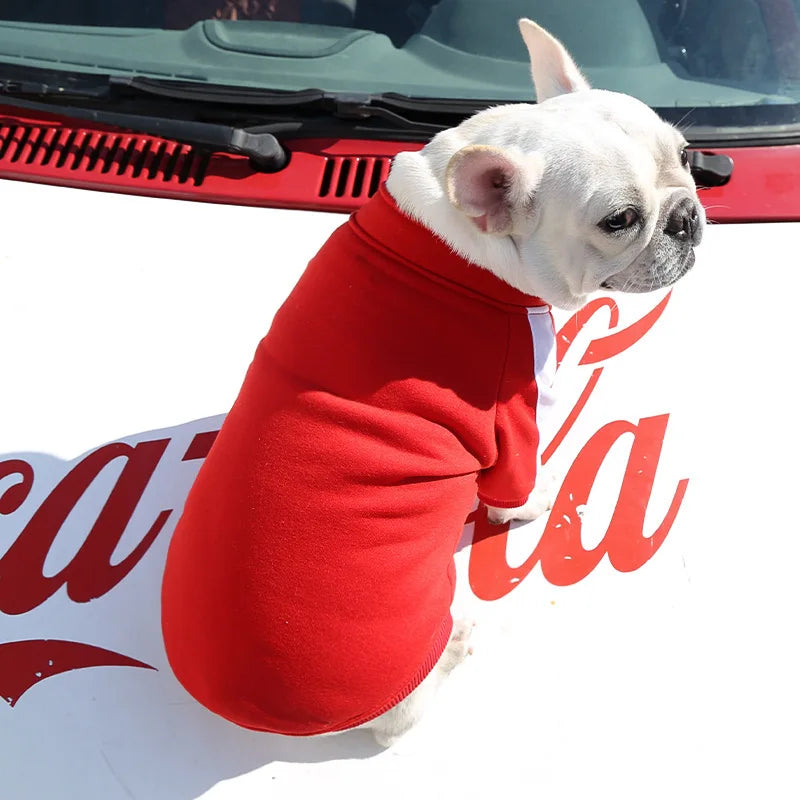 Jaqueta de beisebol para cachorro, roupas de inverno para cães pequenos e médios, colete para filhotes, moletom para buldogue francês, fantasia de chihuahua, casaco pug