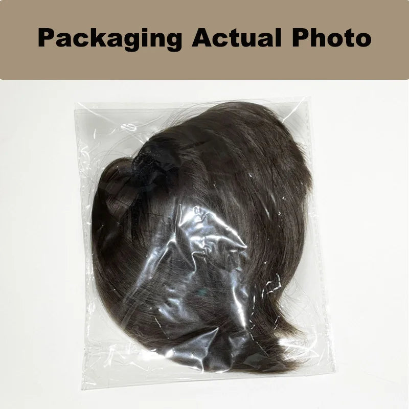 Peruca para animais de estimação, peruca para cães e gatos, acessórios para animais de estimação, cabelo cacheado, cabelo liso, faça você mesmo, acessório para peruca de cabelo trançado à mão