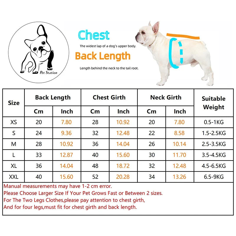 Roupas de cachorro da moda, casaco quente de inverno para animais de estimação, pequeno, médio, rosto de cachorro, logotipo estéreo para chihuahua, fantasia de buldogue francês