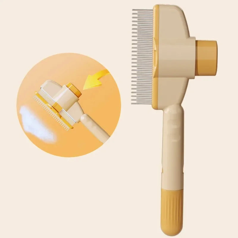 Pente para cães, removedor de pelos de animais de estimação, escova autolimpante para cães, escova de massagem para gatos, pentes para escovas de higiene de cães, produtos para animais de estimação