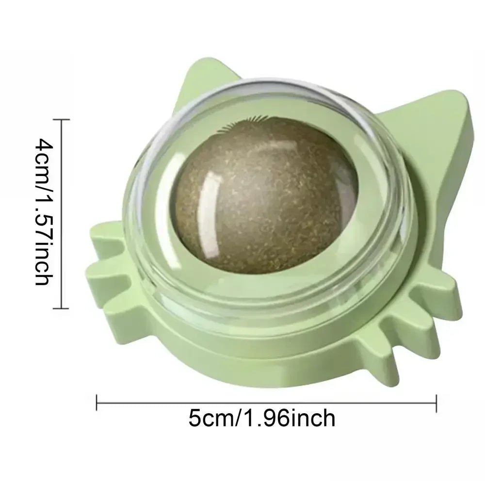 Bolas de Catnip Engraçadas para Gatos Lamber Bolas de Catnip Gatinho Brincando de Mastigar e Limpar os Dentes Brinquedo para Gatos Pequenos e Médios Suprimentos para Animais de Estimação
