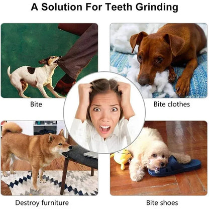 Bola de brinquedo para cachorro, bola de brinquedo não tóxica resistente a mordidas para cães de estimação, filhotes de gatos, alimentador de comida para animais de estimação, bola de mastigação para limpeza dos dentes