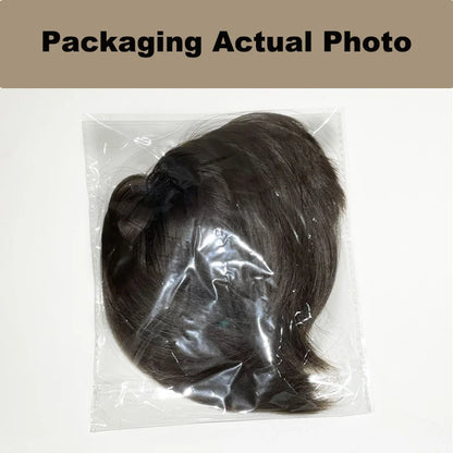 Peruca para animais de estimação, peruca para cães e gatos, acessórios para animais de estimação, cabelo cacheado, cabelo liso, faça você mesmo, acessório para peruca de cabelo trançado à mão
