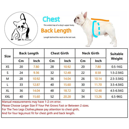 Roupas de cachorro da moda, casaco quente de inverno para animais de estimação, pequeno, médio, rosto de cachorro, logotipo estéreo para chihuahua, fantasia de buldogue francês