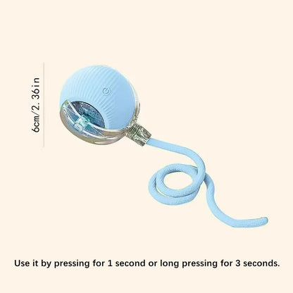 Bola de brinquedo inteligente para cachorro, brinquedo eletrônico interativo para animais de estimação, bola móvel com USB, movimento automático, quicando para filhotes, presente de aniversário, produtos para gatos
