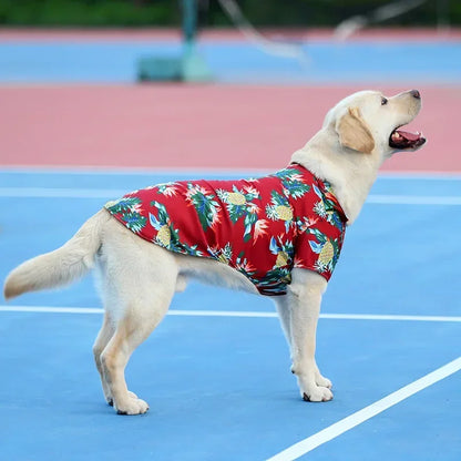 Camisetas havaianas estilo praia para cães, roupas finas e respiráveis de verão para cães pequenos, filhotes, colete para gatos, chihuahua, yorkies, poodle