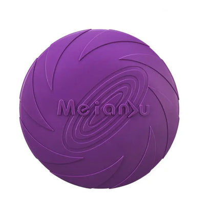 Disco voador resistente a mordidas OUZEY para cães, brinquedos multifuncionais para treinamento de filhotes, jogo interativo ao ar livre, produtos para cães de estimação