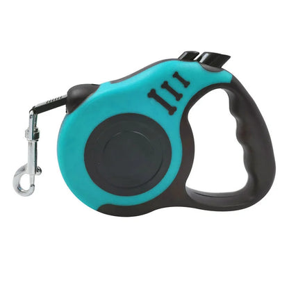 Coleira retrátil para cães de 3 metros e 5 metros, coleira para animais de estimação, corda de tração, cinto automático flexível para cães pequenos, médios e grandes