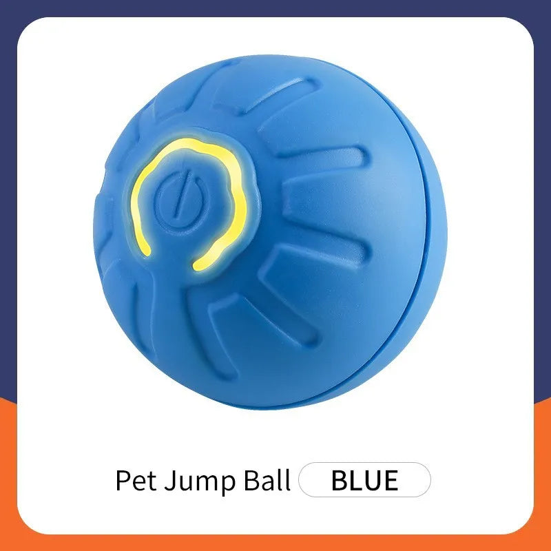 Bola de brinquedo inteligente para cachorro, brinquedo eletrônico interativo para animais de estimação, bola móvel com USB, movimento automático, quicando para filhotes, presente de aniversário, produtos para gatos