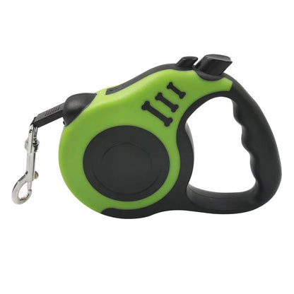 Coleira retrátil para cães de 3 metros e 5 metros, coleira para animais de estimação, corda de tração, cinto automático flexível para cães pequenos, médios e grandes
