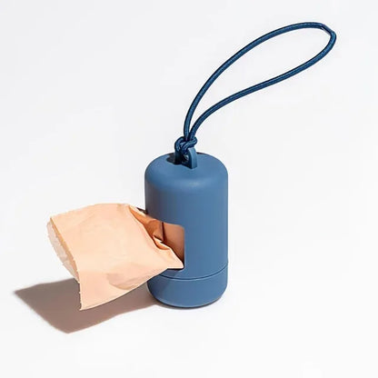 Saco para cocô de cachorro, dispensador portátil de sacos para resíduos de animais de estimação, suporte de lixo para cachorro, luxuoso e estiloso, suprimentos de limpeza