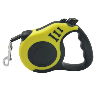 Coleira retrátil para cães de 3 metros e 5 metros, coleira para animais de estimação, corda de tração, cinto automático flexível para cães pequenos, médios e grandes
